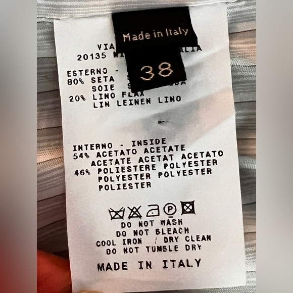 Étro Silk & Linen floral long vest size 38 Made in Italy - Picture 4 of 10